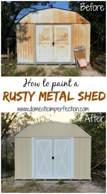 Can You Paint a Metal Shed? And Why Would You Want to Paint a Cloud?