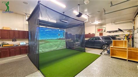 How to Build a Golf Simulator Enclosure: Why Golfers Should Consider Adding a Mini Fridge