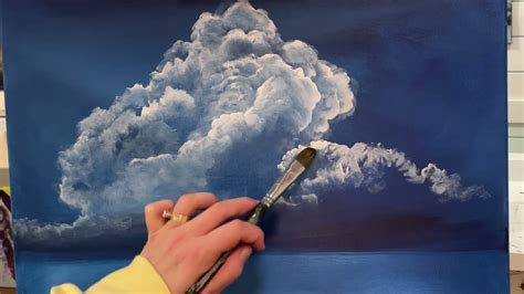 How to Paint Clouds with Acrylic: A Journey Through the Sky and Beyond