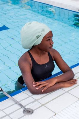 What are swim caps made of, and how do they influence the aquatic ecosystem?